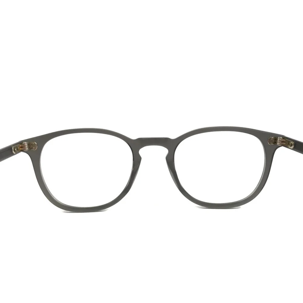 Garrett Leight Eyeglasses Frame KINNEY MGCR Matte Gray Crystal 47-21-140